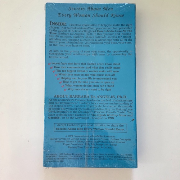 NOS Vtg Making Love Work Relationship Program Set VHS & Cassettes DeAngelis Bonu - Picture 7 of 8